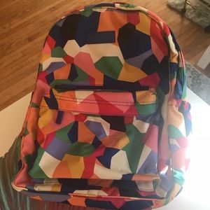 Vera Bradley water repellent backpack.